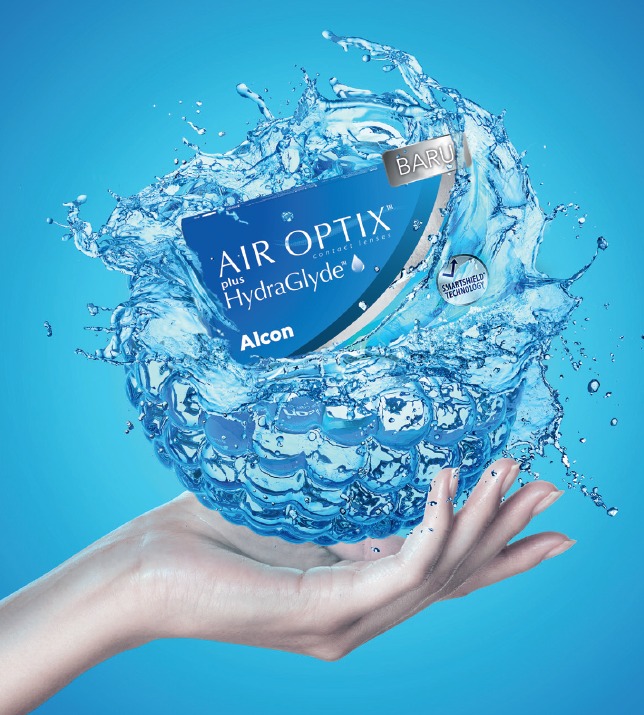 AIR OPTIX plus HydraGlyde Softlens untuk Gaya Hidup Praktis & Dinamis